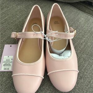 Pink Mary Jane Flats